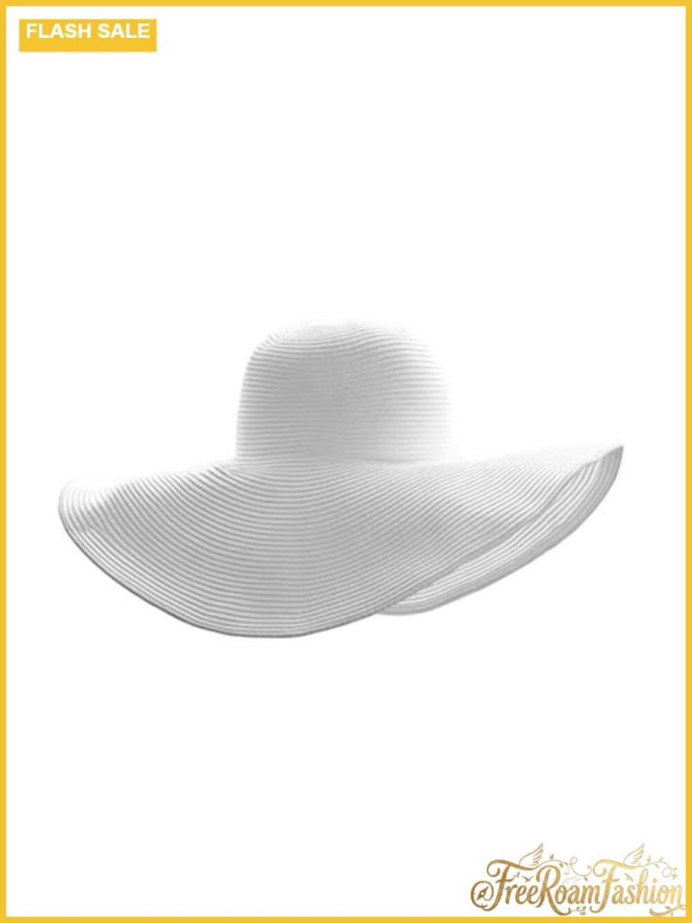 Womens Floppy Straw Hat Wide Brim Foldable Packable UV Protection Sun Hat